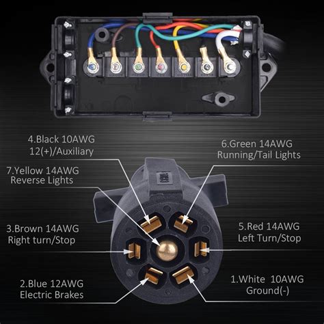 trailer light harness junction box|4 wire trailer junction box.